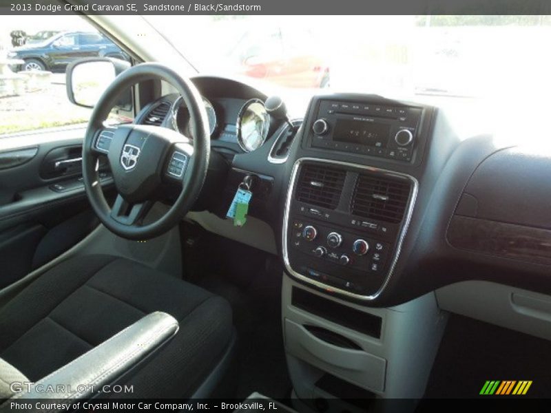 Sandstone / Black/Sandstorm 2013 Dodge Grand Caravan SE