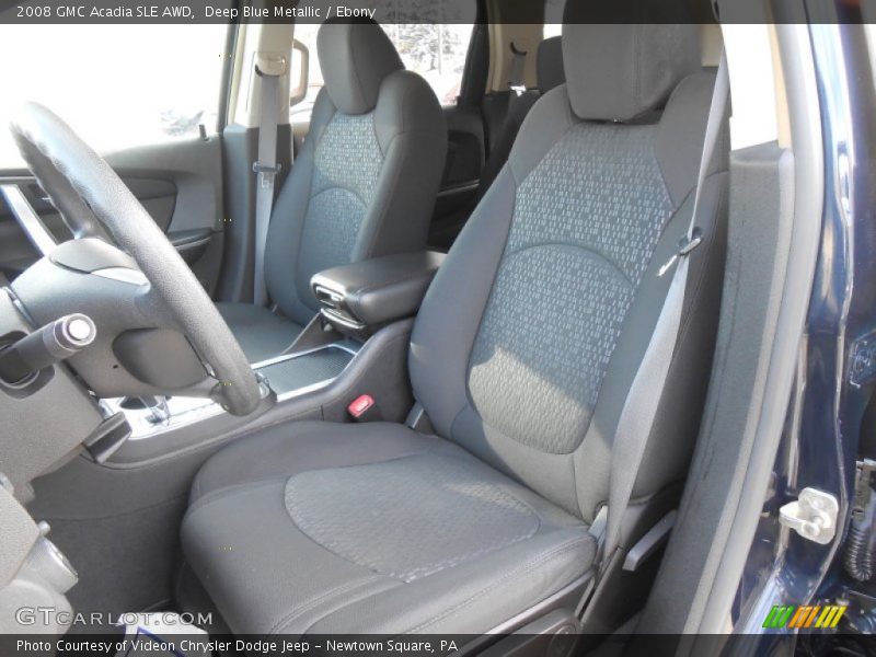 Deep Blue Metallic / Ebony 2008 GMC Acadia SLE AWD