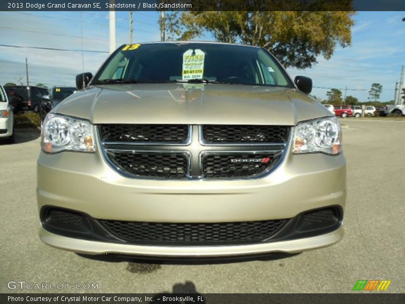 Sandstone / Black/Sandstorm 2013 Dodge Grand Caravan SE