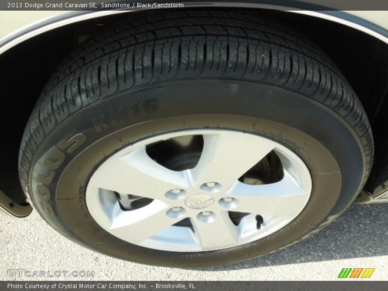 Sandstone / Black/Sandstorm 2013 Dodge Grand Caravan SE