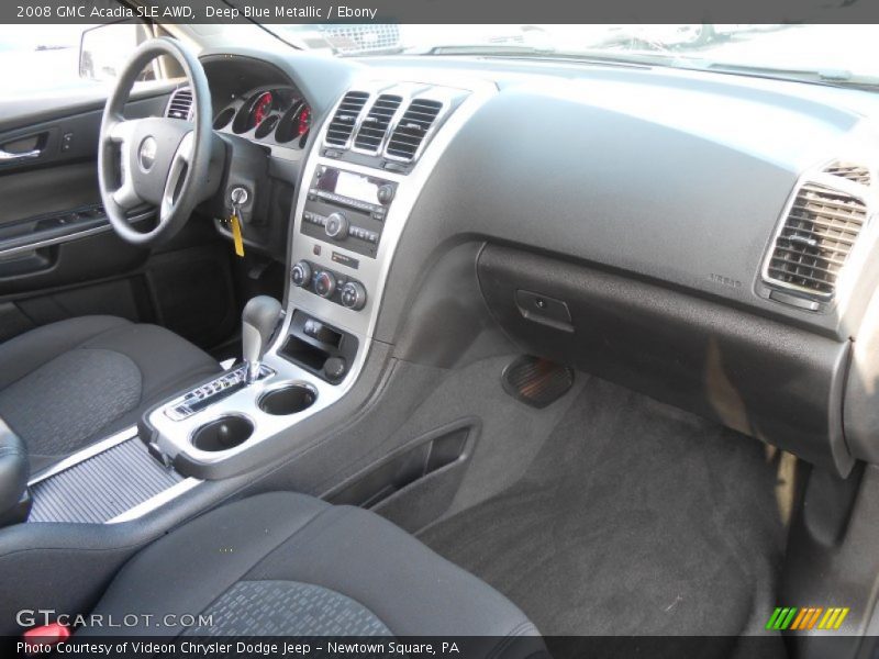 Deep Blue Metallic / Ebony 2008 GMC Acadia SLE AWD