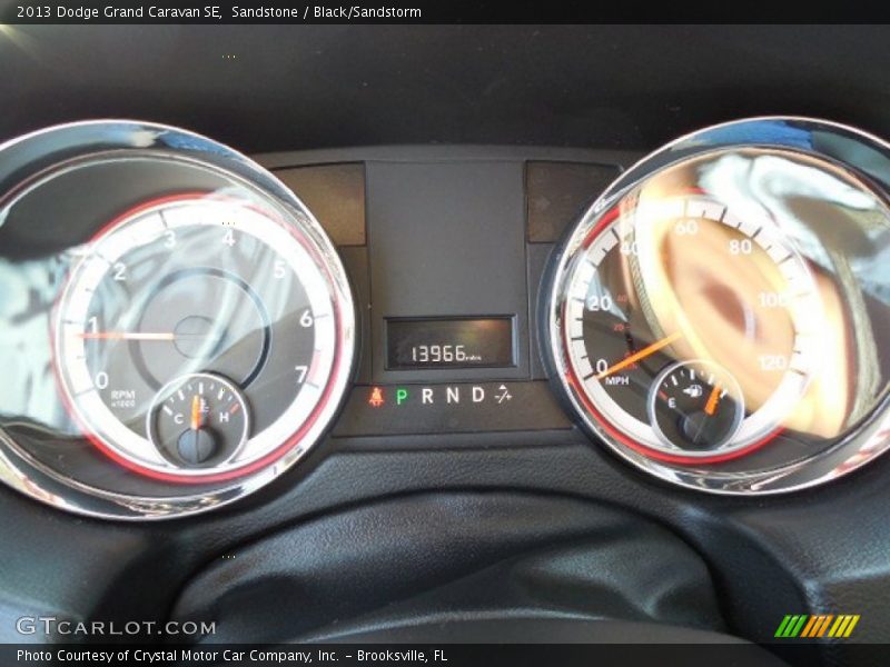 Sandstone / Black/Sandstorm 2013 Dodge Grand Caravan SE
