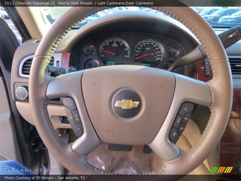 Mocha Steel Metallic / Light Cashmere/Dark Cashmere 2011 Chevrolet Suburban LT
