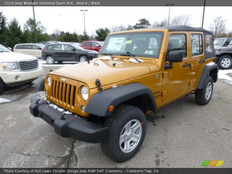 Amp'd / Black 2014 Jeep Wrangler Unlimited Sport 4x4