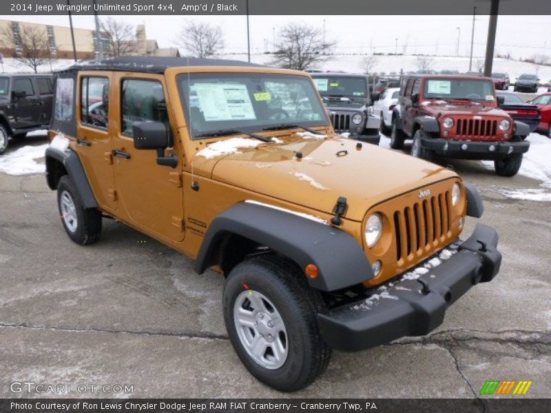 Amp'd / Black 2014 Jeep Wrangler Unlimited Sport 4x4