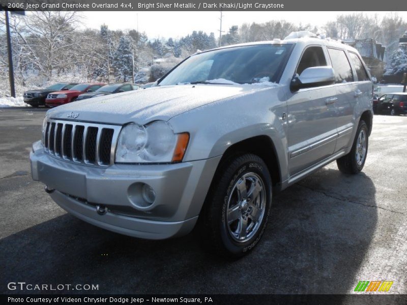 Bright Silver Metallic / Dark Khaki/Light Graystone 2006 Jeep Grand Cherokee Overland 4x4