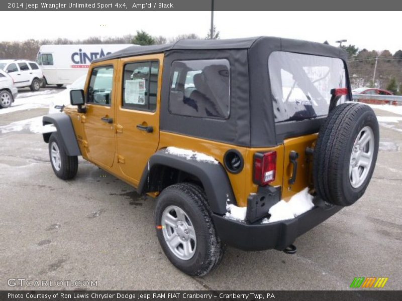 Amp'd / Black 2014 Jeep Wrangler Unlimited Sport 4x4