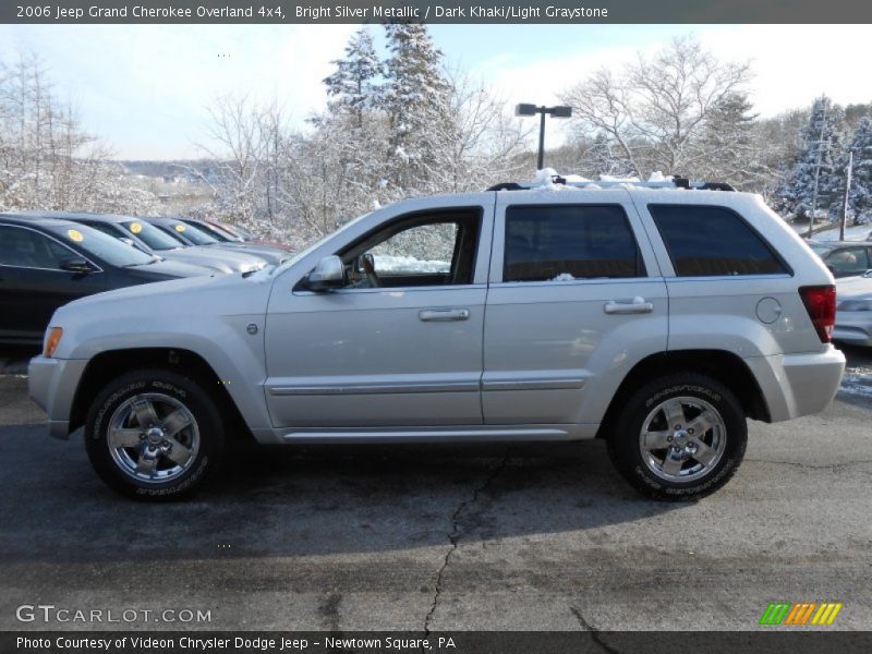 Bright Silver Metallic / Dark Khaki/Light Graystone 2006 Jeep Grand Cherokee Overland 4x4