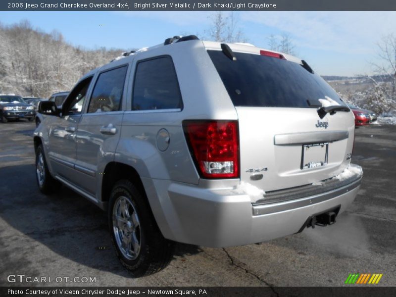 Bright Silver Metallic / Dark Khaki/Light Graystone 2006 Jeep Grand Cherokee Overland 4x4