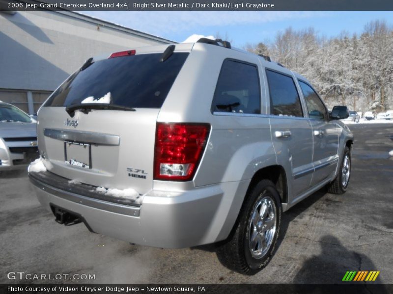 Bright Silver Metallic / Dark Khaki/Light Graystone 2006 Jeep Grand Cherokee Overland 4x4
