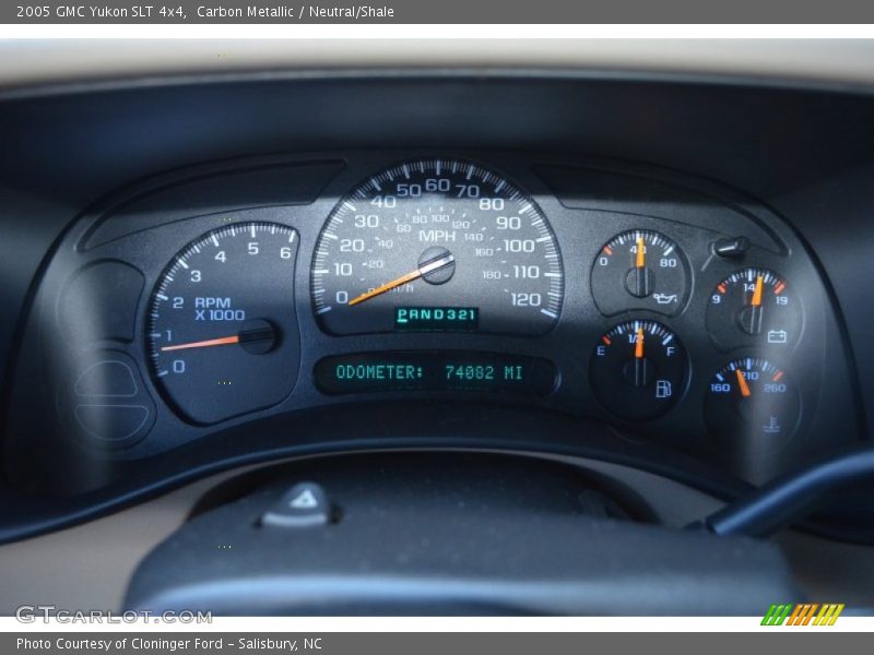 Carbon Metallic / Neutral/Shale 2005 GMC Yukon SLT 4x4