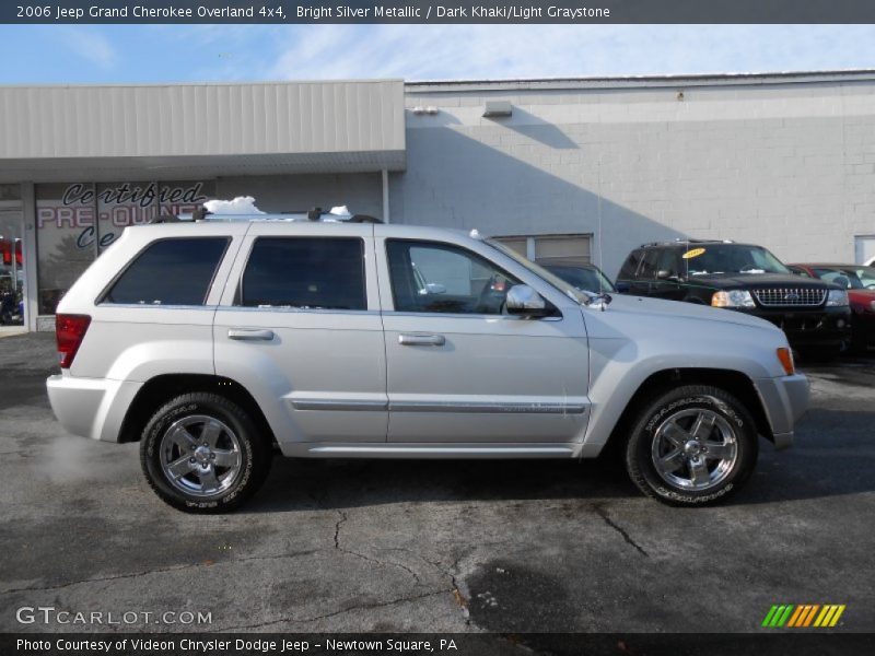 Bright Silver Metallic / Dark Khaki/Light Graystone 2006 Jeep Grand Cherokee Overland 4x4