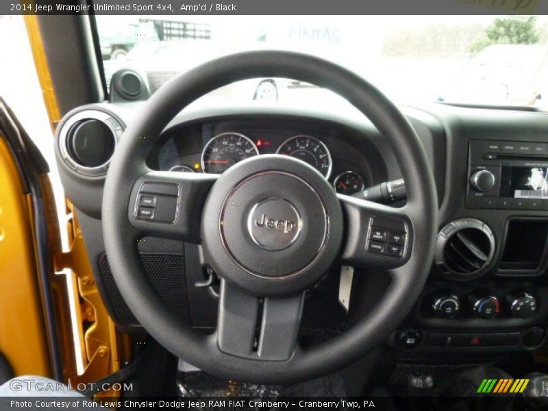 Amp'd / Black 2014 Jeep Wrangler Unlimited Sport 4x4