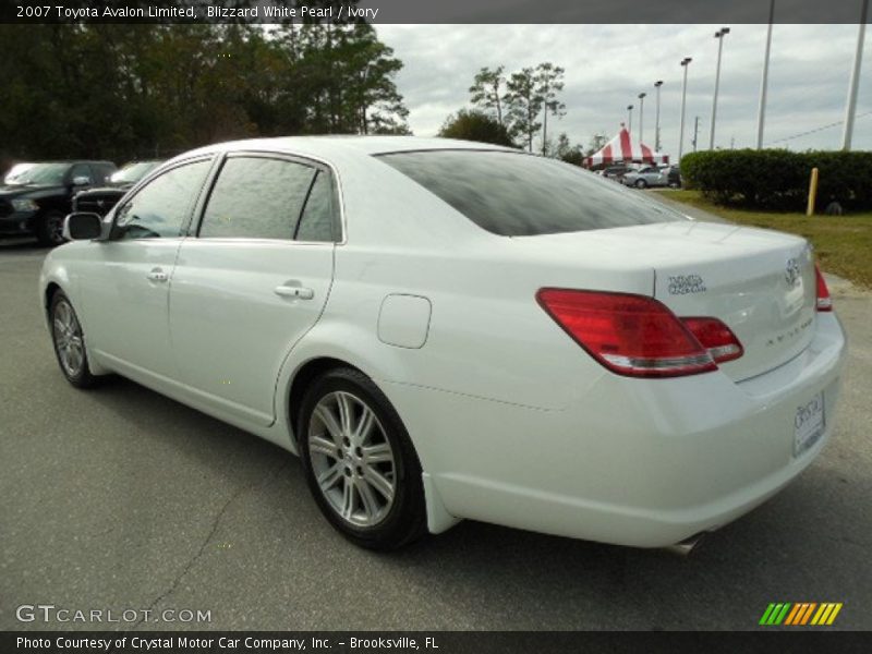 Blizzard White Pearl / Ivory 2007 Toyota Avalon Limited