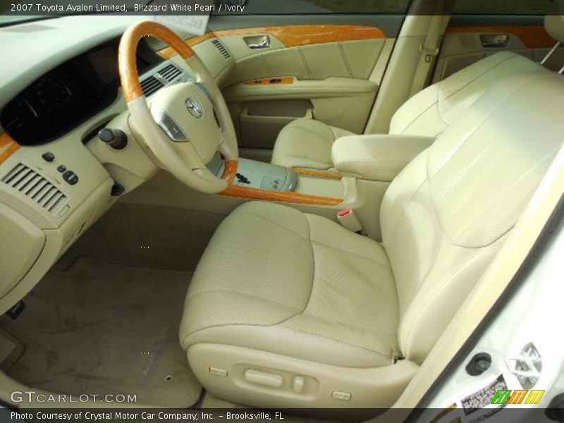 Blizzard White Pearl / Ivory 2007 Toyota Avalon Limited