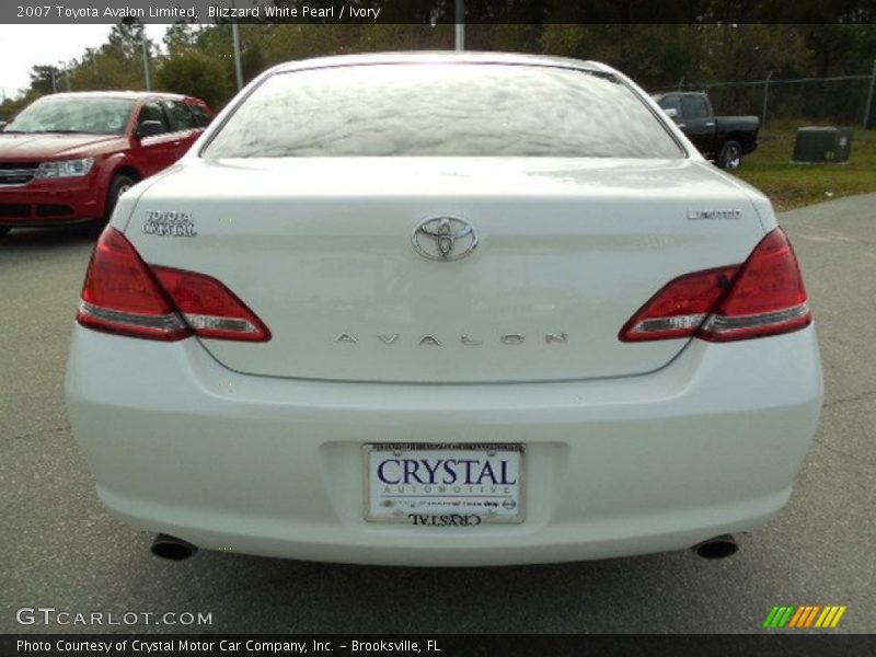 Blizzard White Pearl / Ivory 2007 Toyota Avalon Limited
