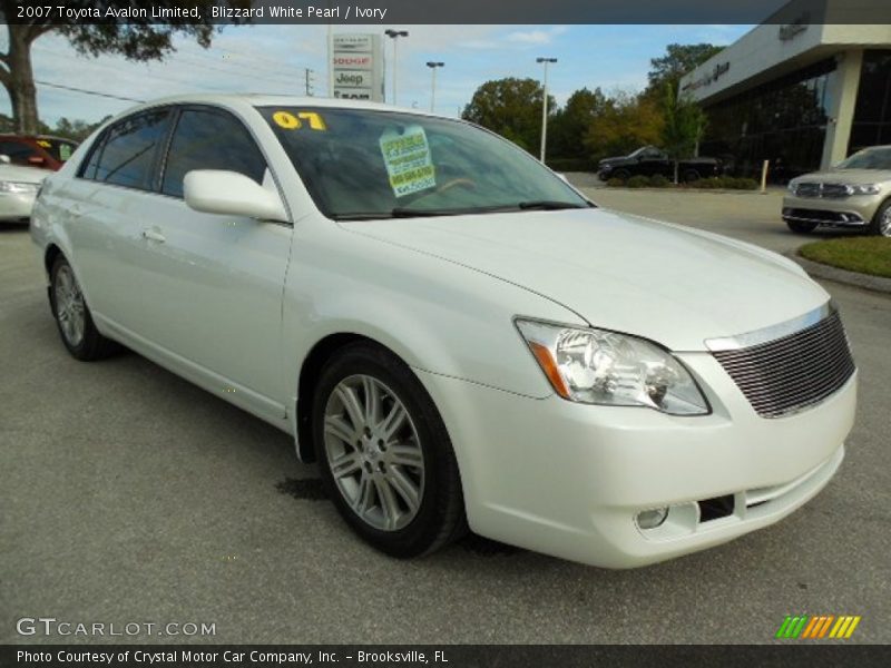 Blizzard White Pearl / Ivory 2007 Toyota Avalon Limited