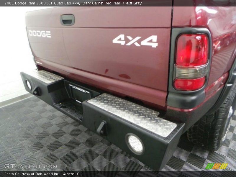 Dark Garnet Red Pearl / Mist Gray 2001 Dodge Ram 2500 SLT Quad Cab 4x4