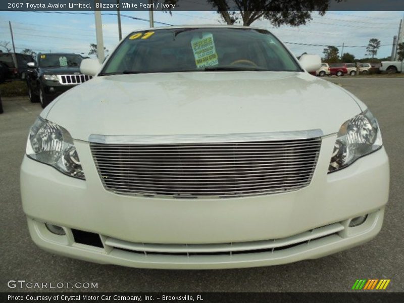 Blizzard White Pearl / Ivory 2007 Toyota Avalon Limited