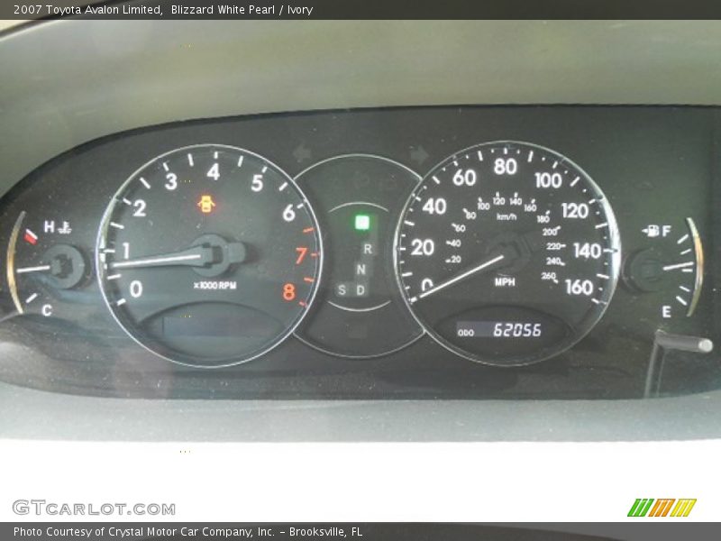 Blizzard White Pearl / Ivory 2007 Toyota Avalon Limited