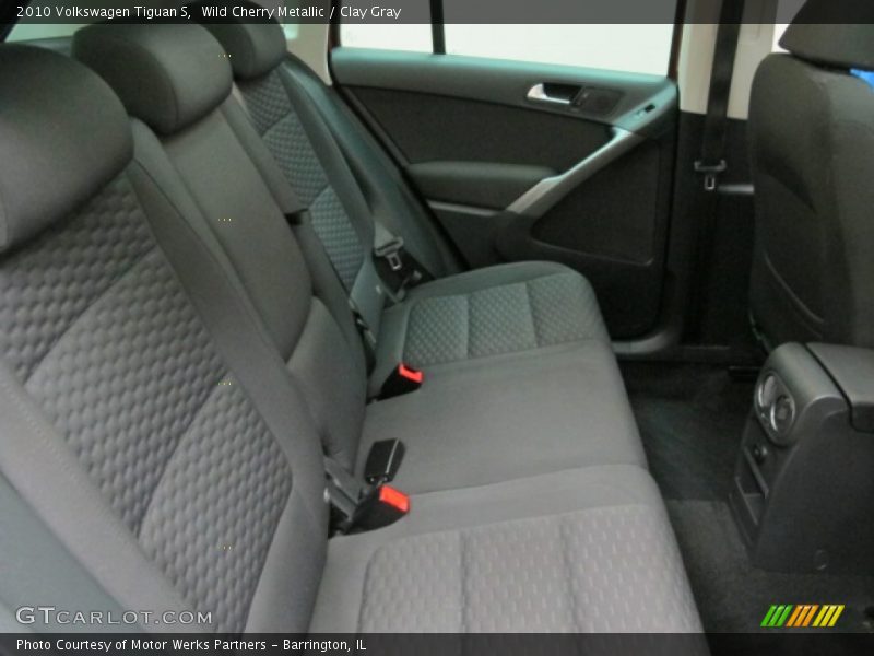 Wild Cherry Metallic / Clay Gray 2010 Volkswagen Tiguan S