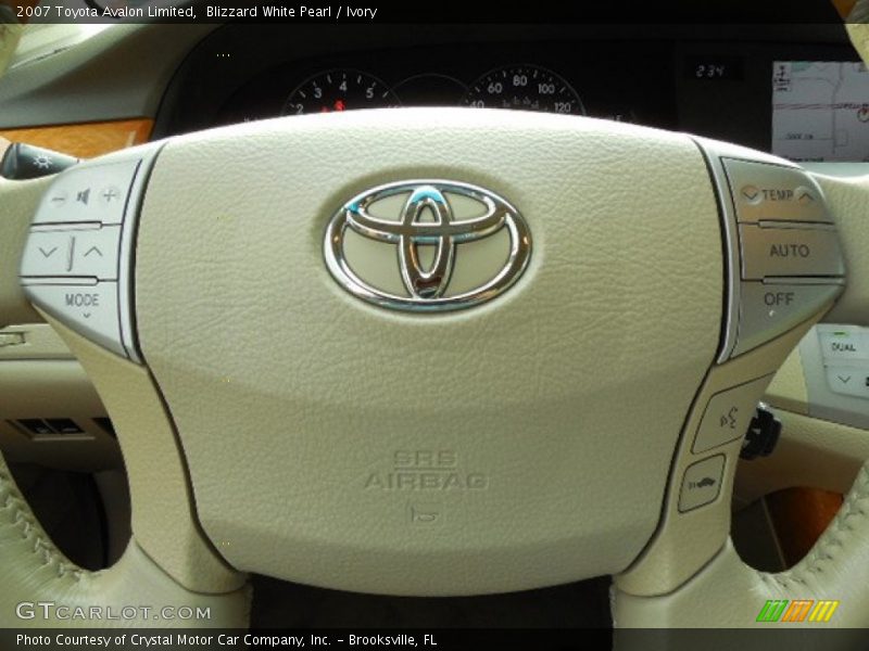 Blizzard White Pearl / Ivory 2007 Toyota Avalon Limited