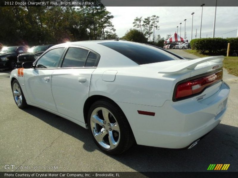 Bright White / Black 2012 Dodge Charger R/T Plus