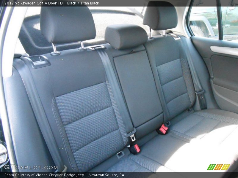 Black / Titan Black 2012 Volkswagen Golf 4 Door TDI