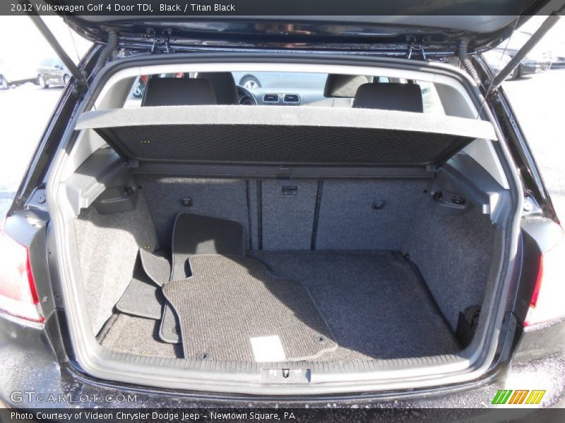 Black / Titan Black 2012 Volkswagen Golf 4 Door TDI