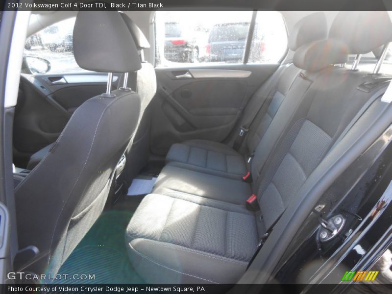 Black / Titan Black 2012 Volkswagen Golf 4 Door TDI