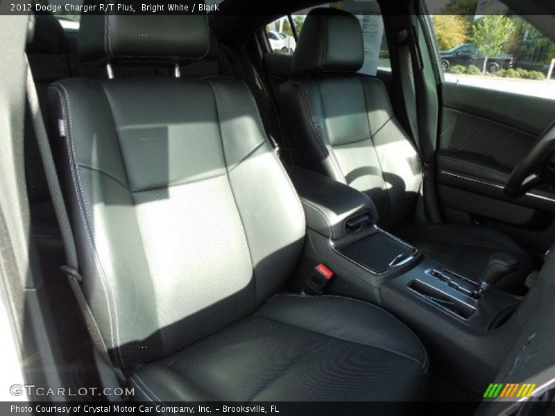 Bright White / Black 2012 Dodge Charger R/T Plus