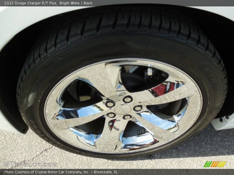 Bright White / Black 2012 Dodge Charger R/T Plus