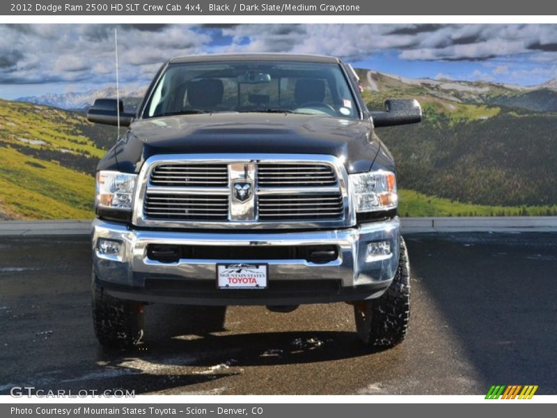 Black / Dark Slate/Medium Graystone 2012 Dodge Ram 2500 HD SLT Crew Cab 4x4