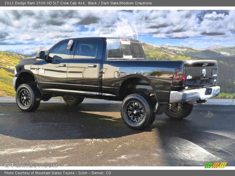 Black / Dark Slate/Medium Graystone 2012 Dodge Ram 2500 HD SLT Crew Cab 4x4