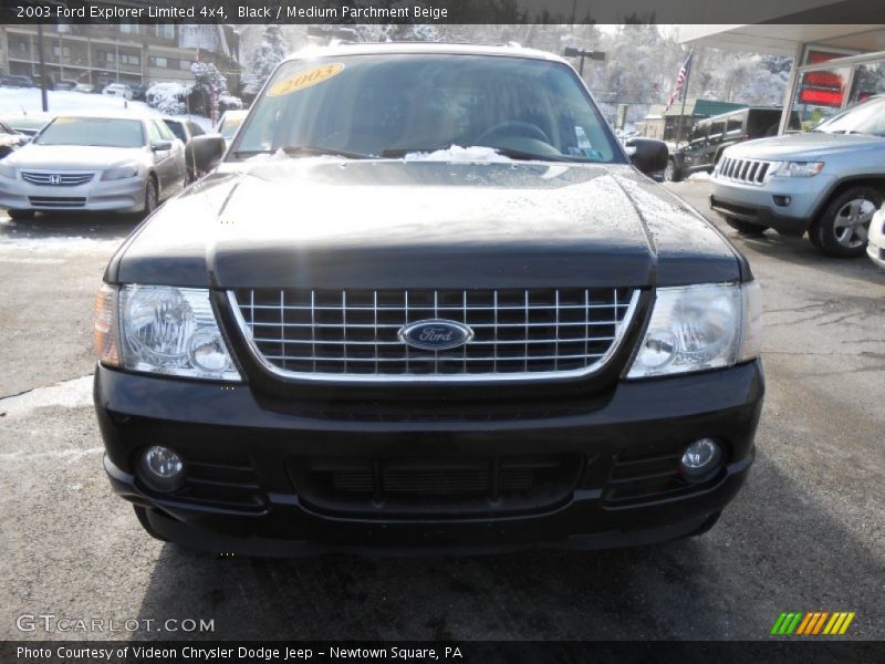 Black / Medium Parchment Beige 2003 Ford Explorer Limited 4x4