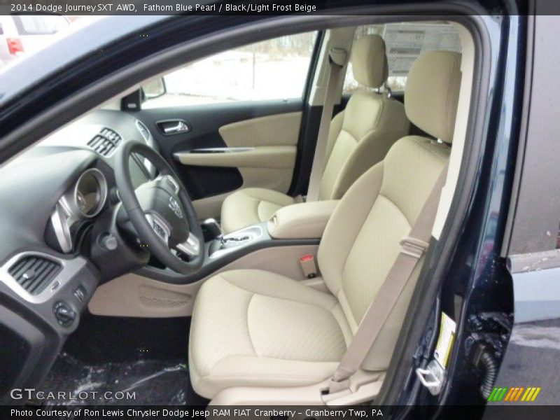 Front Seat of 2014 Journey SXT AWD