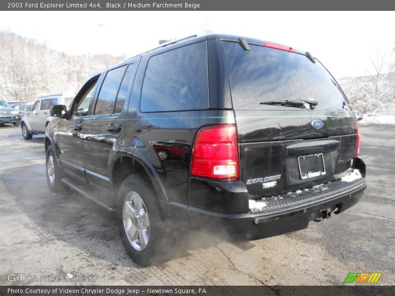 Black / Medium Parchment Beige 2003 Ford Explorer Limited 4x4