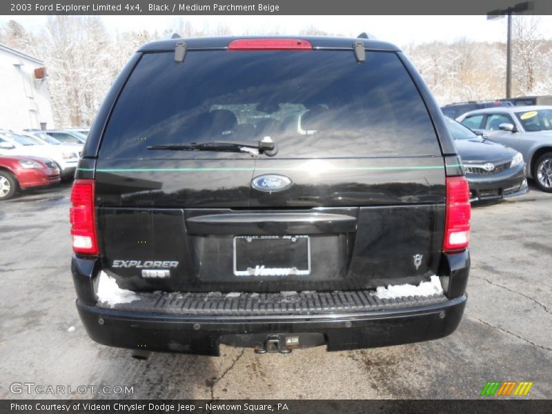 Black / Medium Parchment Beige 2003 Ford Explorer Limited 4x4