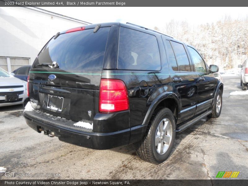 Black / Medium Parchment Beige 2003 Ford Explorer Limited 4x4