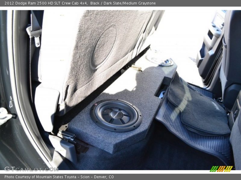 Black / Dark Slate/Medium Graystone 2012 Dodge Ram 2500 HD SLT Crew Cab 4x4