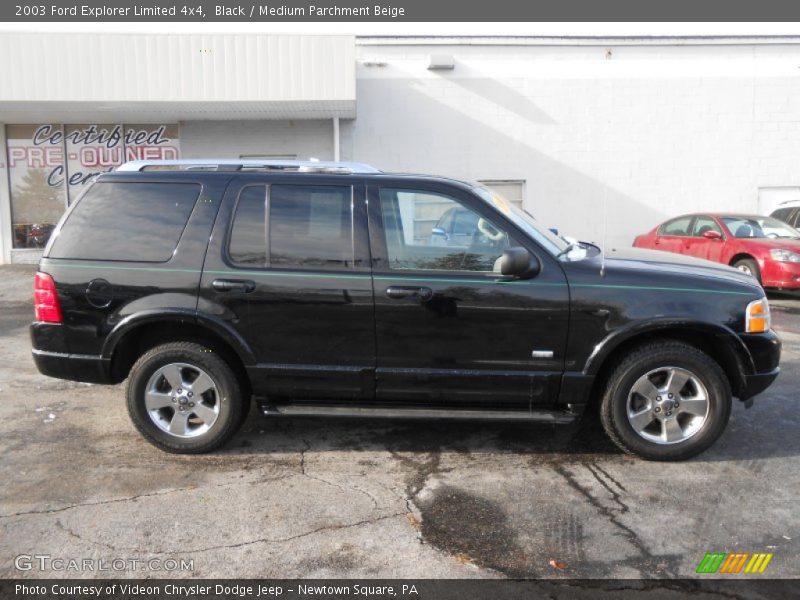 Black / Medium Parchment Beige 2003 Ford Explorer Limited 4x4