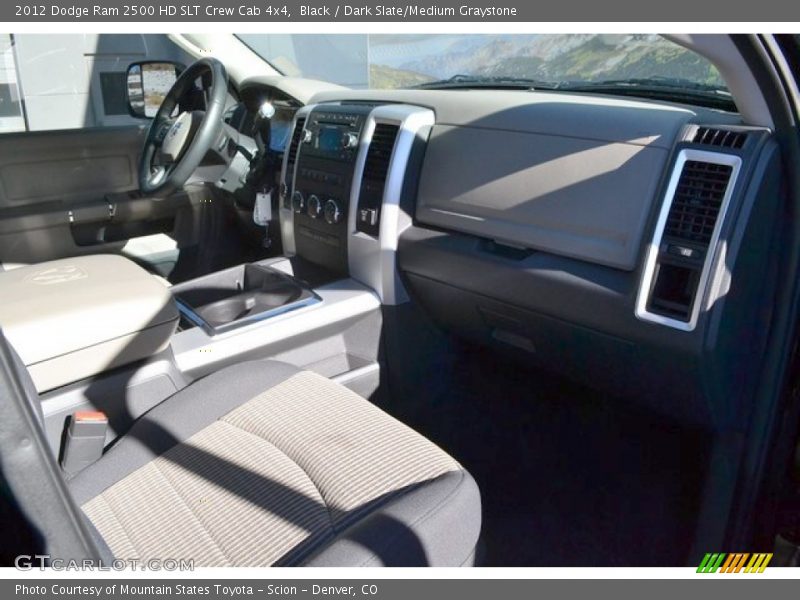 Black / Dark Slate/Medium Graystone 2012 Dodge Ram 2500 HD SLT Crew Cab 4x4