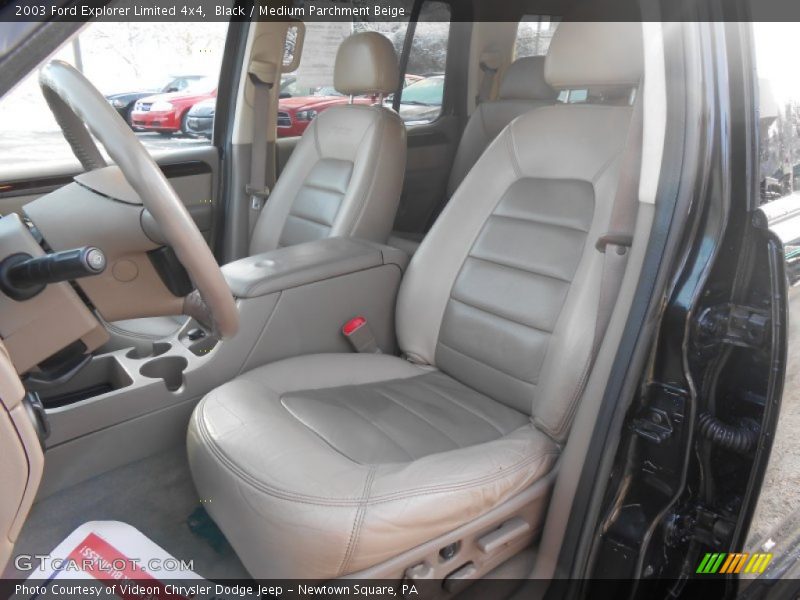 Black / Medium Parchment Beige 2003 Ford Explorer Limited 4x4