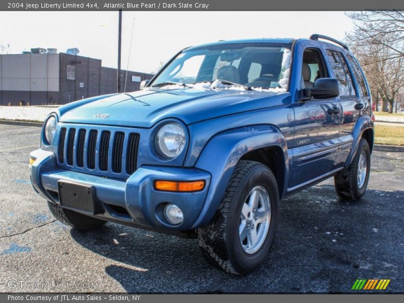 Atlantic Blue Pearl / Dark Slate Gray 2004 Jeep Liberty Limited 4x4