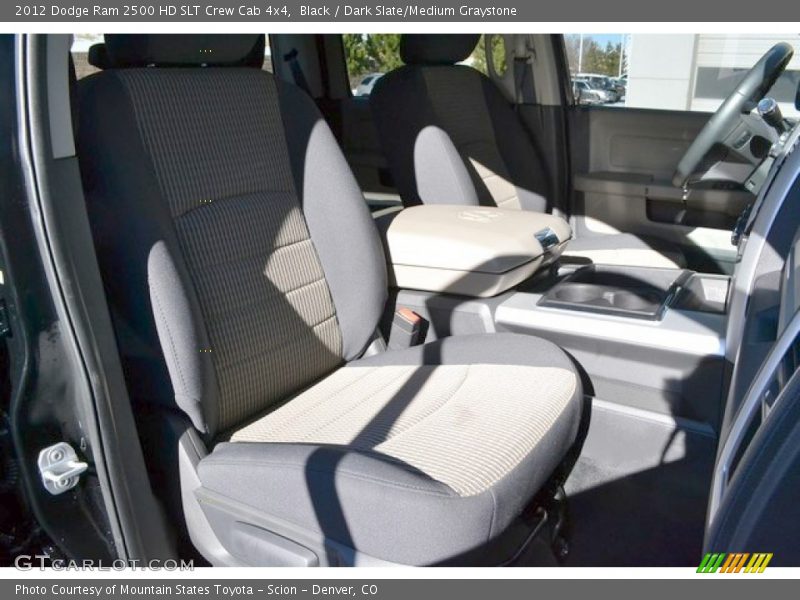 Black / Dark Slate/Medium Graystone 2012 Dodge Ram 2500 HD SLT Crew Cab 4x4