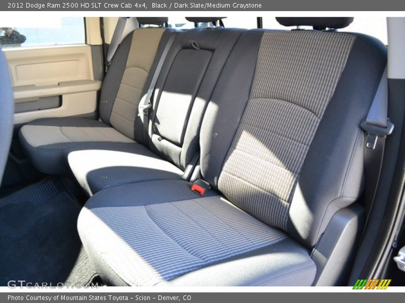 Black / Dark Slate/Medium Graystone 2012 Dodge Ram 2500 HD SLT Crew Cab 4x4