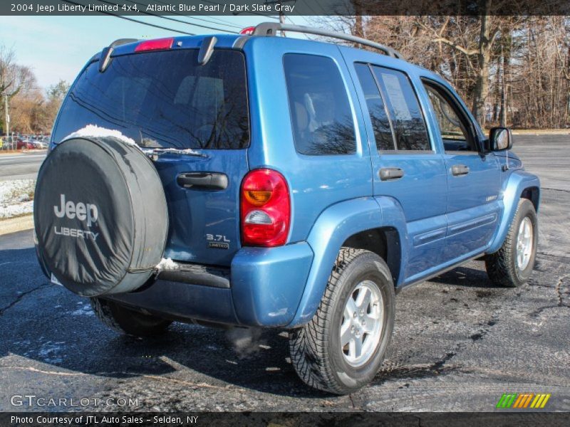 Atlantic Blue Pearl / Dark Slate Gray 2004 Jeep Liberty Limited 4x4