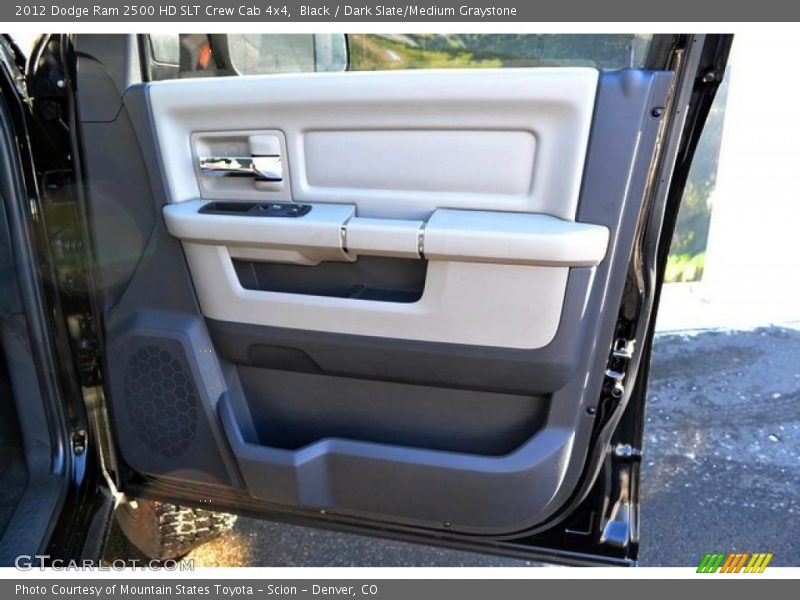 Black / Dark Slate/Medium Graystone 2012 Dodge Ram 2500 HD SLT Crew Cab 4x4