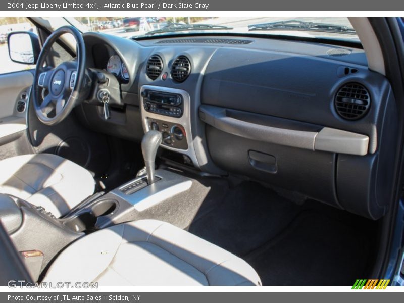 Atlantic Blue Pearl / Dark Slate Gray 2004 Jeep Liberty Limited 4x4