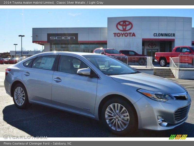 Classic Silver Metallic / Light Gray 2014 Toyota Avalon Hybrid Limited